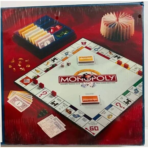 Monopoly Deluxe Edition Vintage 1998 Board Game Hasbro USAopoly - Picture 1 of 6